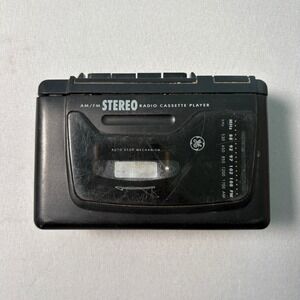 GE 3-5493A Portable AM FM Stereo Radio Cassette Player Walkman Style Parts Only